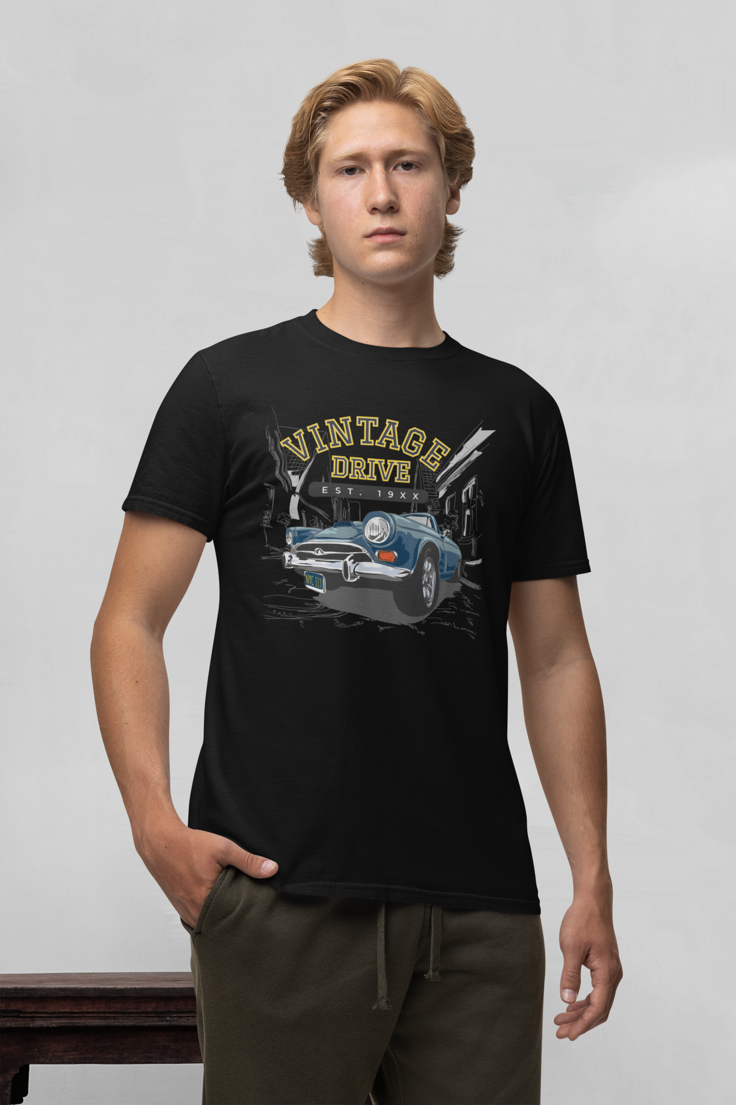 Vintage Drive - Camiseta unisex de manga corta de algodón orgánico para adultos Creator T-Shirt 2.0 ST/St SH