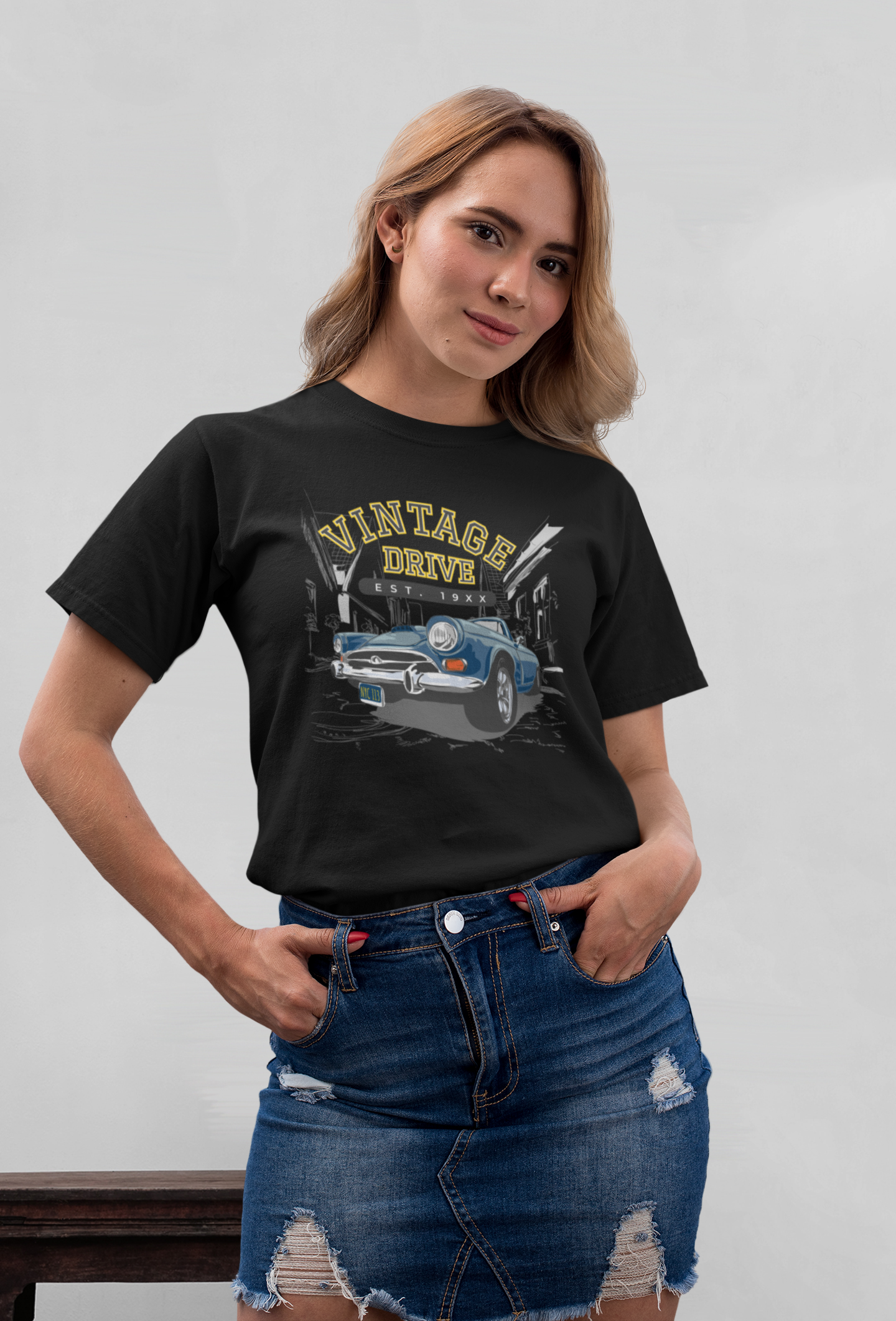 Vintage Drive - Camiseta unisex de manga corta de algodón orgánico para adultos Creator T-Shirt 2.0 ST/St SH