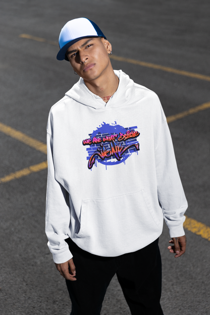 WE ARE WHAT BELIEVE Streetwear Frontside - Slammer Bio Oversized Unisex Hoodie Erwachsenen SH