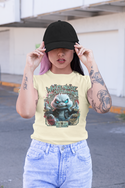 WHITE NOISE OUTLAW Kryot Streetwear - Creator Unisex Organic T-Shirt Adult SH