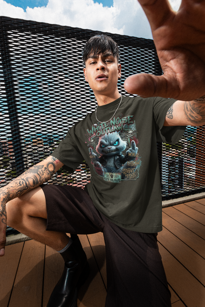WHITE NOISE OUTLAW Kryot Streetwear - Creator Unisex Organic T-Shirt Adult SH