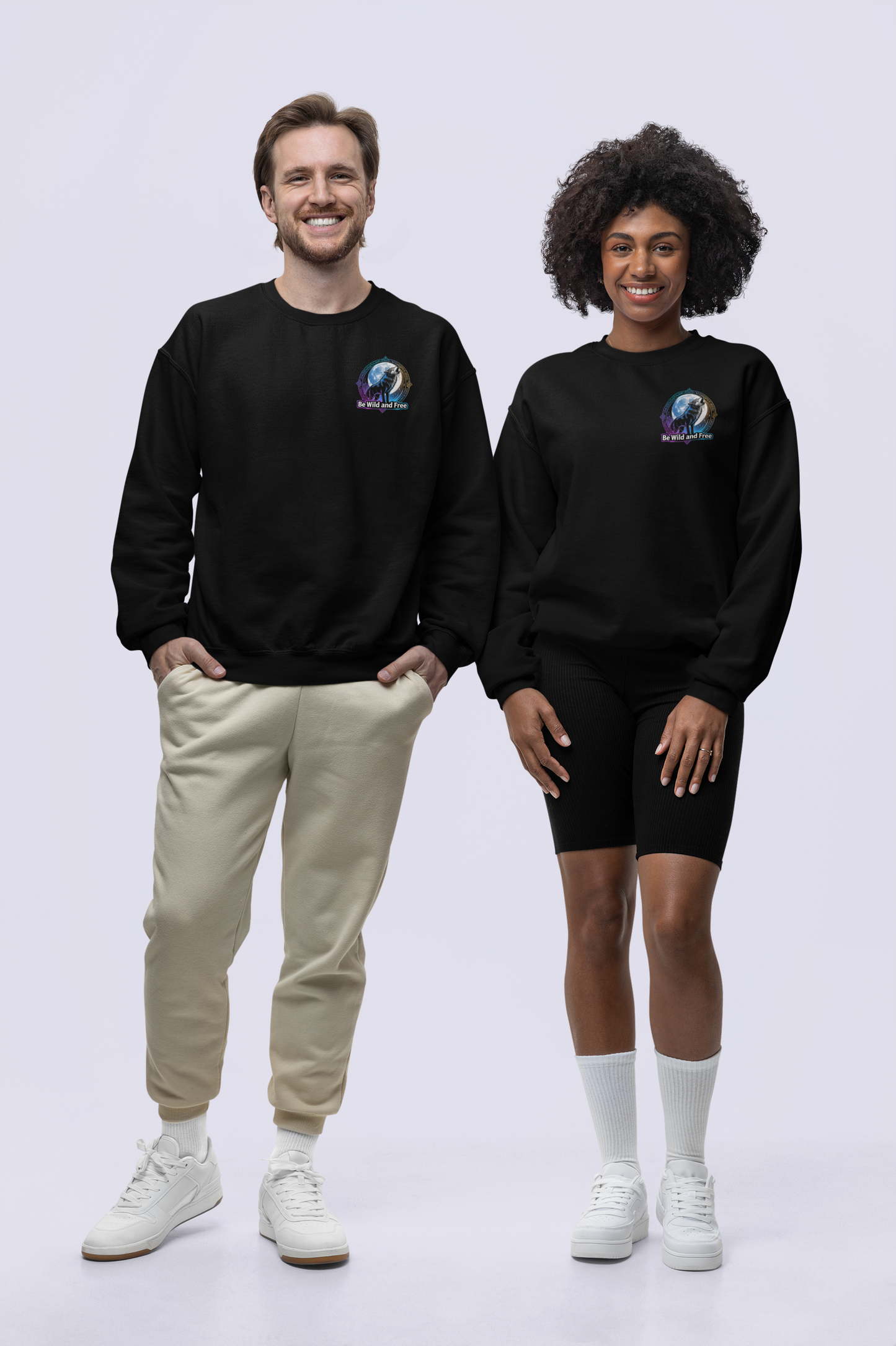 Wolf Runen Mond Be Wild and Free Mini - Unisex Changer Erwachsene ST/ST SH