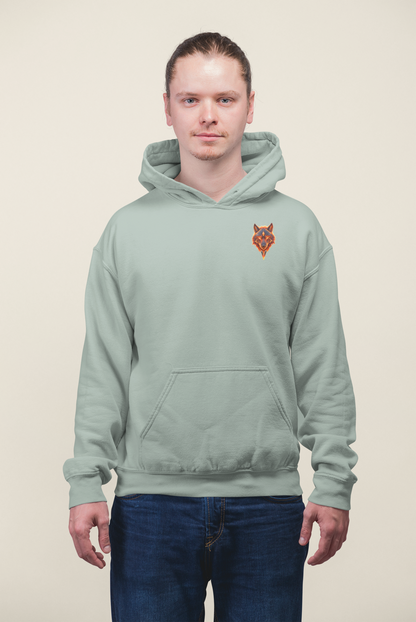 Wolf Wild im Kopf Feuer im Herz Freiheit im Blut BS - Unisex Erwachsenen Bio Organic Cruiser Hoodie 2.0 ST/ST