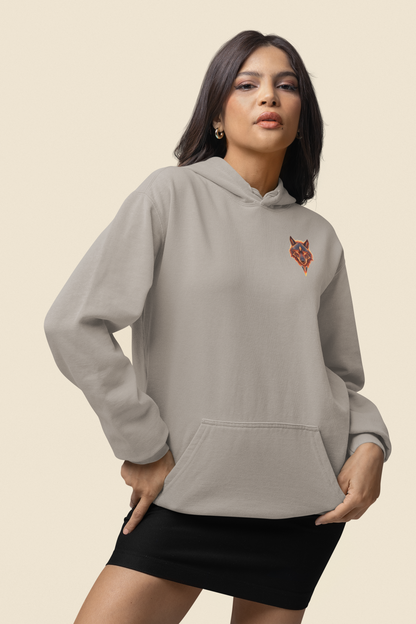 Wolf Wild im Kopf Feuer im Herz Freiheit im Blut BS - Unisex Erwachsenen Bio Organic Cruiser Hoodie 2.0 ST/ST