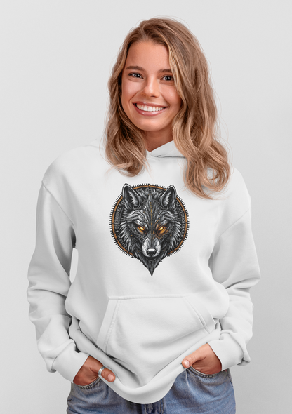 Wolf Runen Magische Augen - Unisex Erwachsenen Bio Organic Cruiser Hoodie 2.0 ST/ST