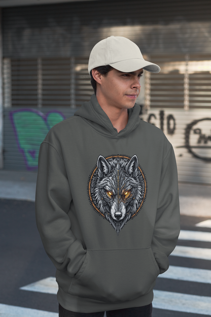 Wolf Runen Magische Augen - Unisex Erwachsenen Bio Organic Cruiser Hoodie 2.0 ST/ST