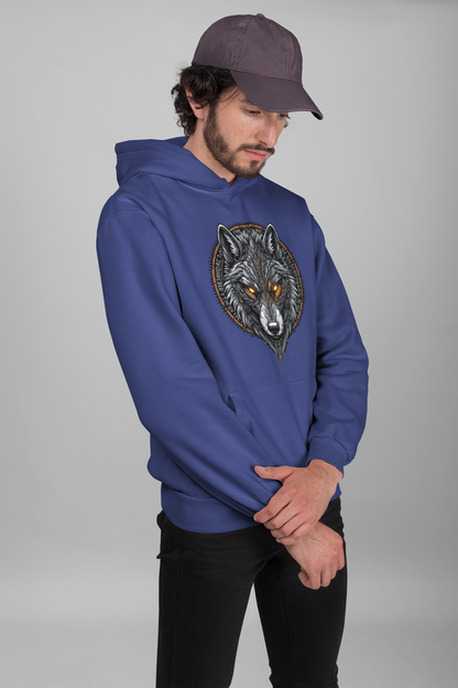 Wolf Runen Magische Augen - Unisex Erwachsenen Bio Organic Cruiser Hoodie 2.0 ST/ST