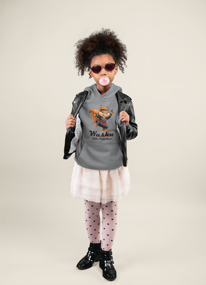 Wushu Mittelschwerer Fleece-Hoodie für Jugendliche – Wushu Little Ninja Hero - Weltweit verfügbar - GL