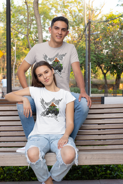 Xtreme OFF-Road Quad - Camiseta unisex de manga corta de algodón orgánico para adultos Creator T-Shirt 2.0 ST/ST SH