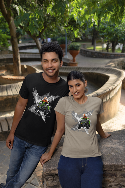 Xtreme OFF-Road Quad - Camiseta unisex de manga corta de algodón orgánico para adultos Creator T-Shirt 2.0 ST/ST SH