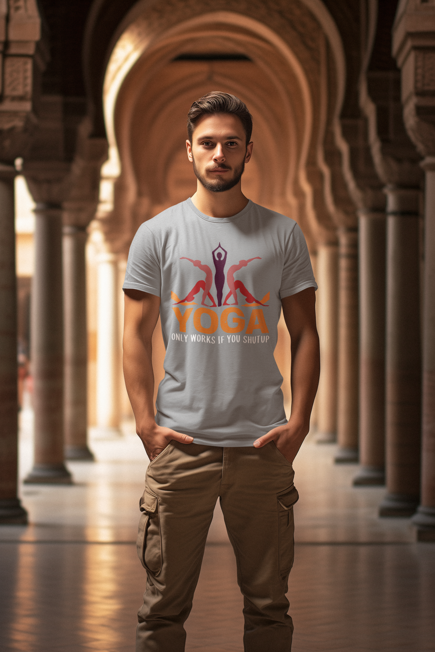 Yoga only works if you shut up Creator T-Shirt