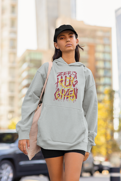 ZERO HUG GIVEN Streetwear Frontside - Slammer Bio Oversized Unisex Adult Hoodie SH