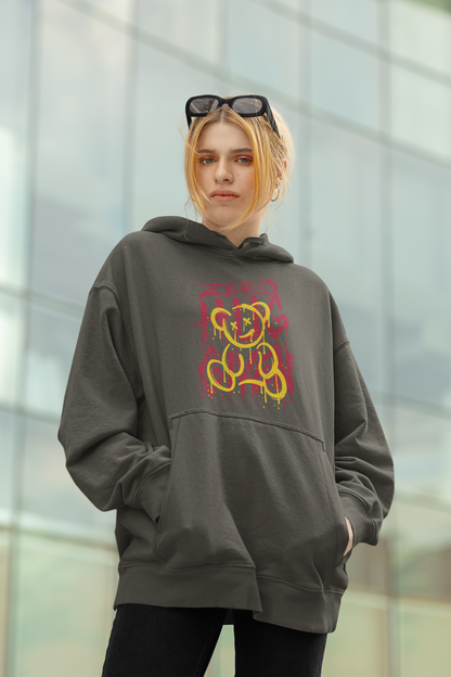 ZERO HUG GIVEN Streetwear Frontside - Slammer Bio Oversized Unisex Adult Hoodie SH