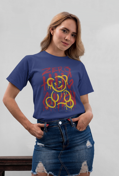 ZERO HUG GIVEN Streetwear Front - Creator Unisex T-Shirt Erwachsenen SH