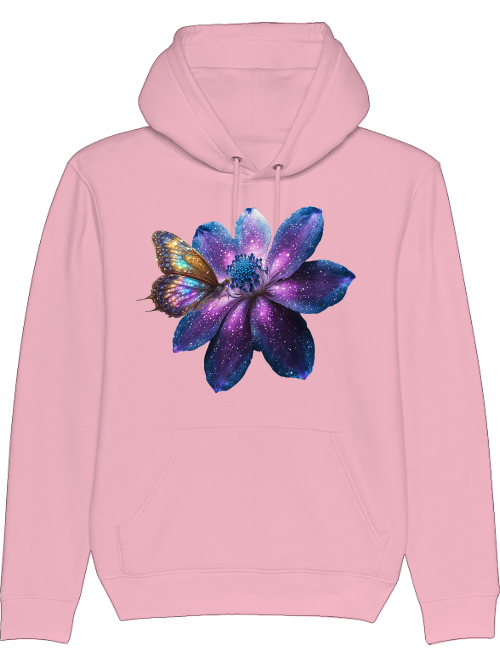 Cruiser Hoodie Partner Shirt Gallaxie Flower with Butterfly Front