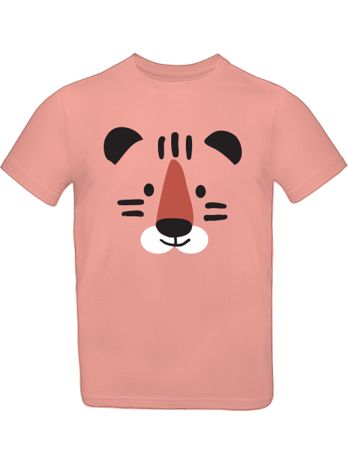 Cartoon Tigergesicht T-Shirt Kids Kinder T-Shirt SK