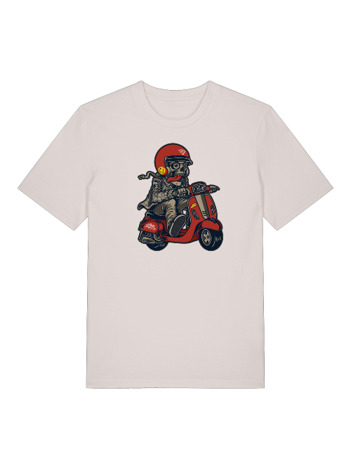 Scooter Never Die - Camiseta unisex de manga corta de algodón orgánico para adultos Creator T-Shirt 2.0 ST/St SH