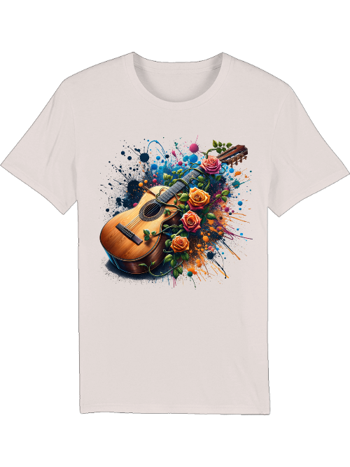 Gitarre Blumenmeer - Creator T-Shirt SK