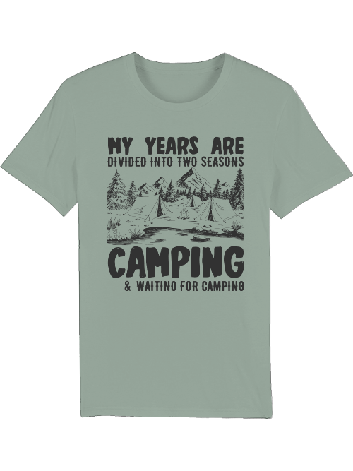 Jahr in zwei Zeiten Camping Creator T-Shirt SK