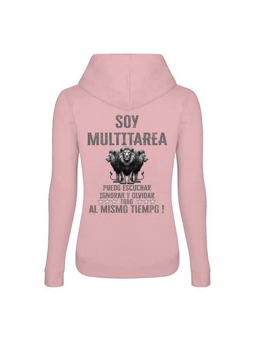 Girlie College Hoodie Soy Multitarea 3 Löwen