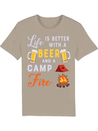 Live is better with Beer and camp Creator T-Shirt