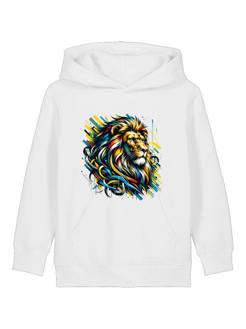 Löwe Art Style - Mini Cruiser Hoodie 2.0 Kinder Kapuzenpullover SK