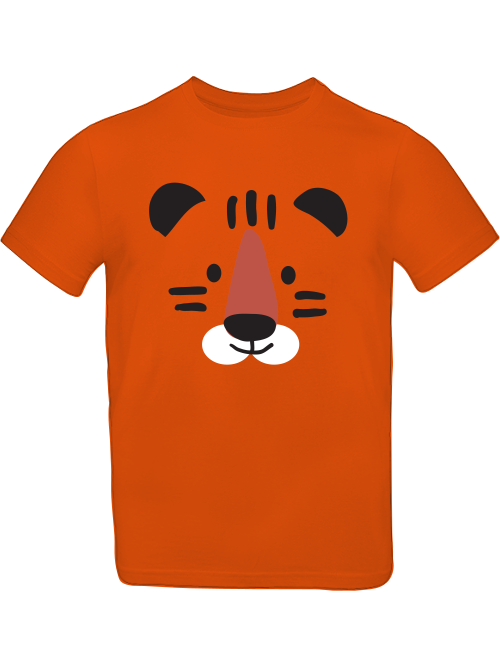 Cartoon Tigergesicht T-Shirt Kids Kinder T-Shirt SK