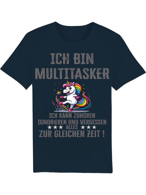 Ich bin Multitasker Einhorn Rasseltanz Bunt Creator T-Shirt