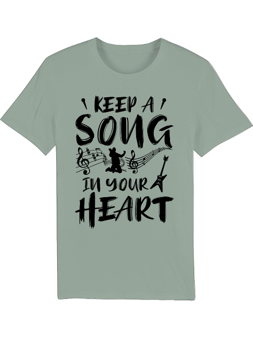 Keep a Song in your Heart black - Creator T-Shirt SK