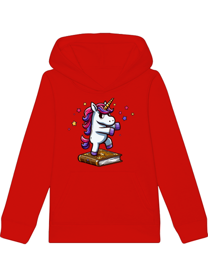 Einhorn tanzt auf Buch - Mini Cruiser Hoodie SK