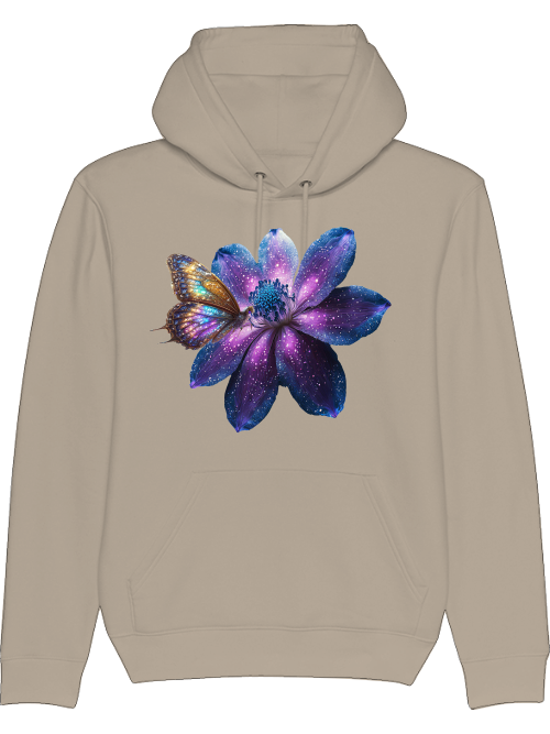 Cruiser Hoodie Partner Shirt Gallaxie Flower with Butterfly Front