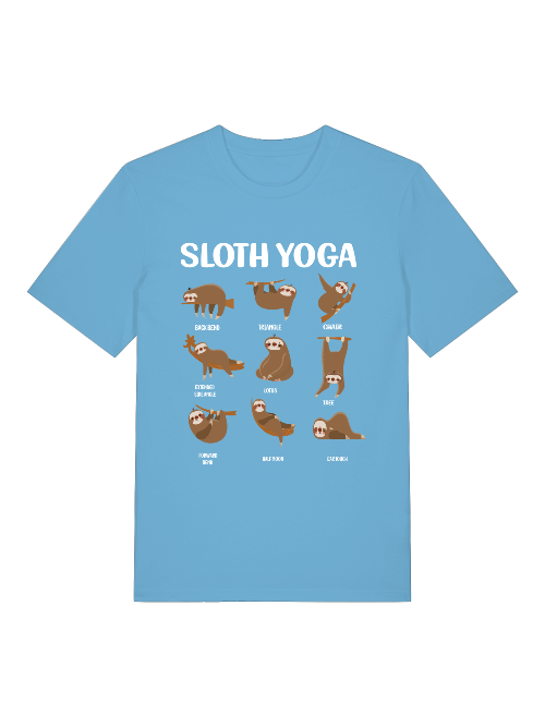 Sloth Yoga Faultier - Organic Creator 2.0 T-Shirt SK