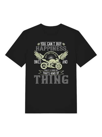 You Can't Buy Happiness Front - Unisex Adult Organic Cotton Short Sleeve Shirt Creator T-Shirt 2.0 ST/St SK