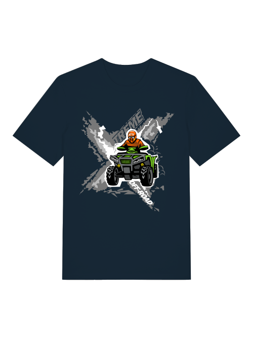 Xtreme OFF-Road Quad - Camiseta unisex de manga corta de algodón orgánico para adultos Creator T-Shirt 2.0 ST/ST SH
