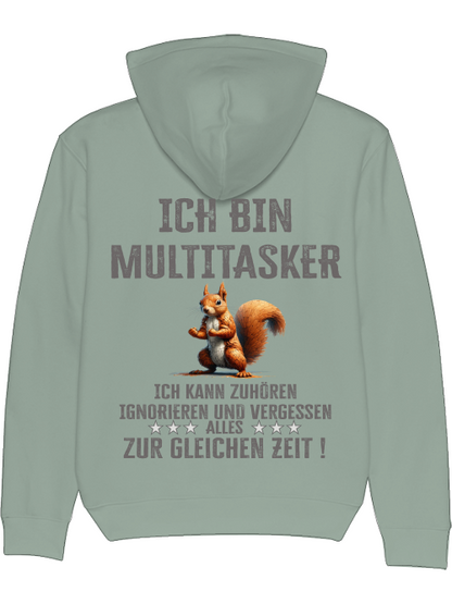 Sudadera con capucha Cruiser Soy rompecabezas de ardilla multitarea