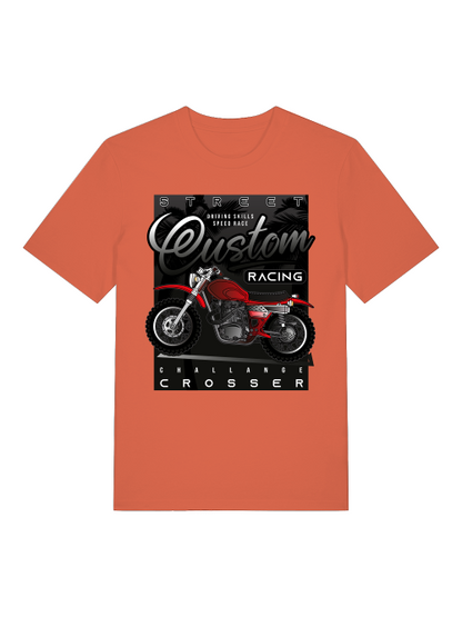 Street Racing Custom Crosser - Camiseta unisex de manga corta de algodón orgánico para adultos Creator T-Shirt 2.0 ST/ST SH
