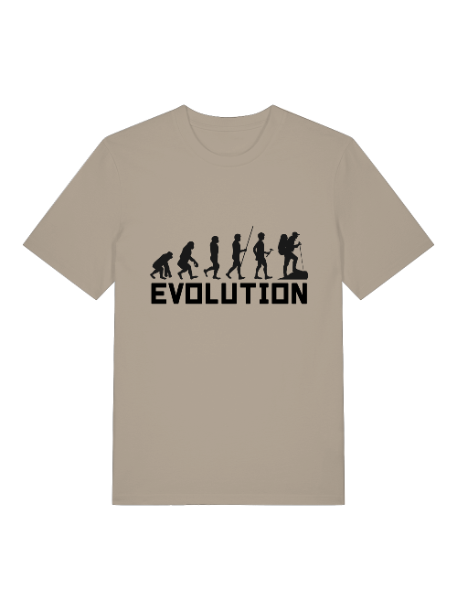 Evolution Walking - Camiseta unisex de manga corta de algodón orgánico para adultos Creator T-Shirt 2.0 ST/ST SH