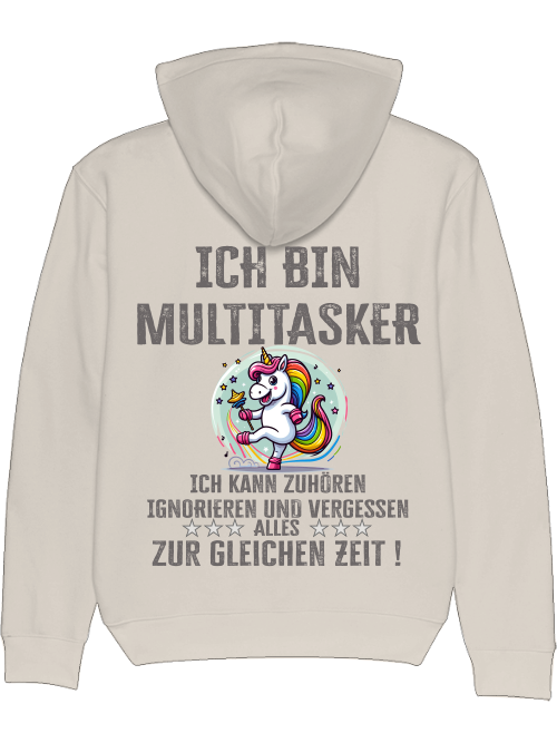 Cruiser Hoodie I am a multitasker unicorn rattle dance