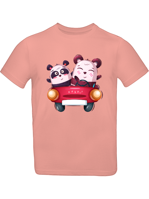 Cartoon Koala Duett im Auto T-Shirt Kids SK