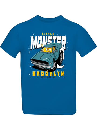 Camiseta infantil de Monstercar con diseño de pequeño monstruo de dibujos animados SK