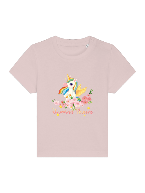 Cartoon Unicorn Power - Camiseta Baby Creator