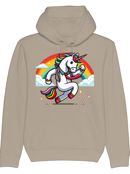 Sudadera con capucha Cruiser unicornio con arcoíris