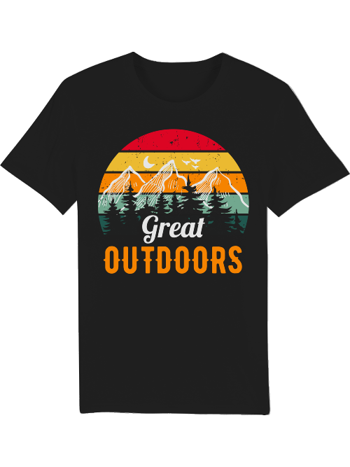 Great Outdoors Retro Look Creator T-Shirt SK