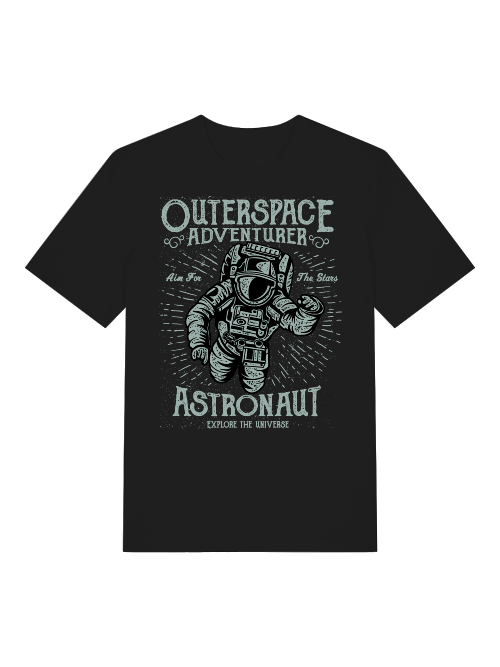 Aventurero espacial astronauta - Camiseta unisex de manga corta de algodón orgánico para adultos Creator T-Shirt 2.0 ST/ST SH