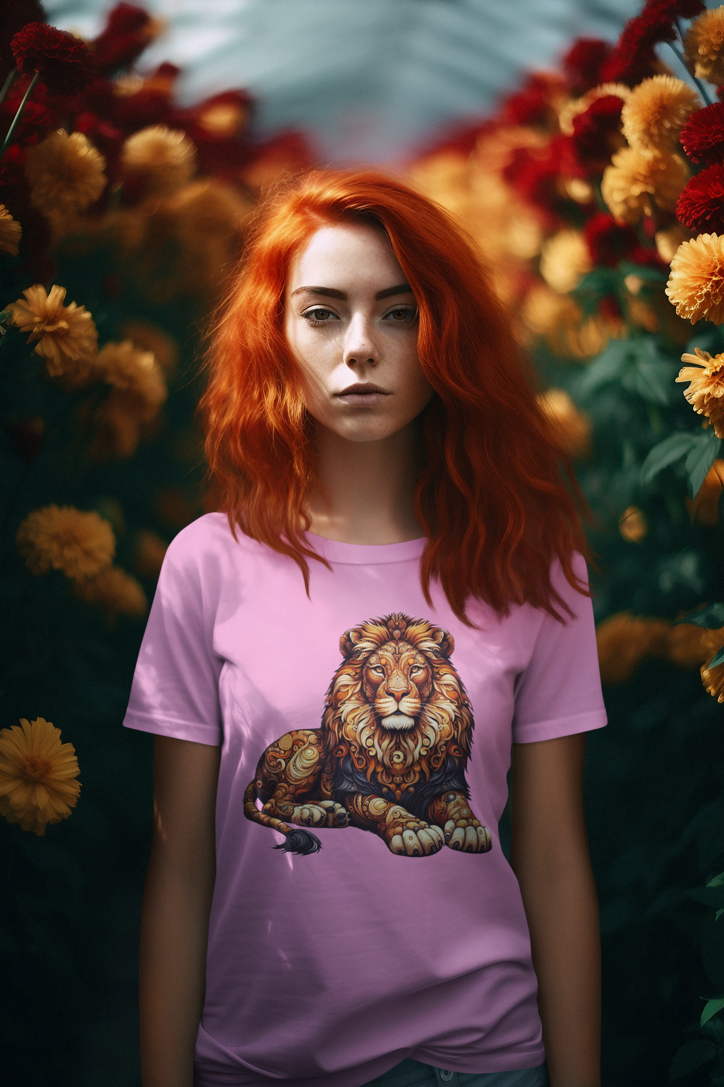 Creator T-Shirt Mandala Lion