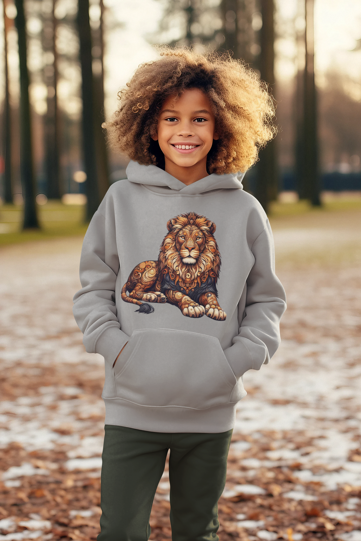 Mandala Löwe - Mini Cruiser Hoodie SK