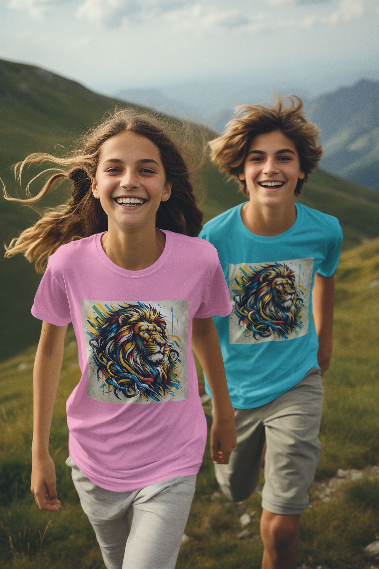 Lion Art Style Square Creator T-Shirt