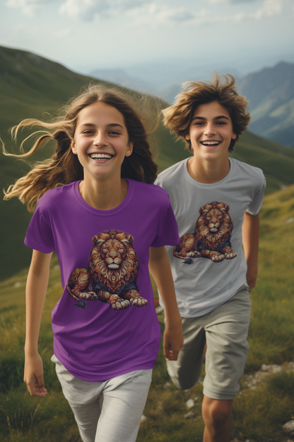 Mandala Löwe T-Shirt Kids SK
