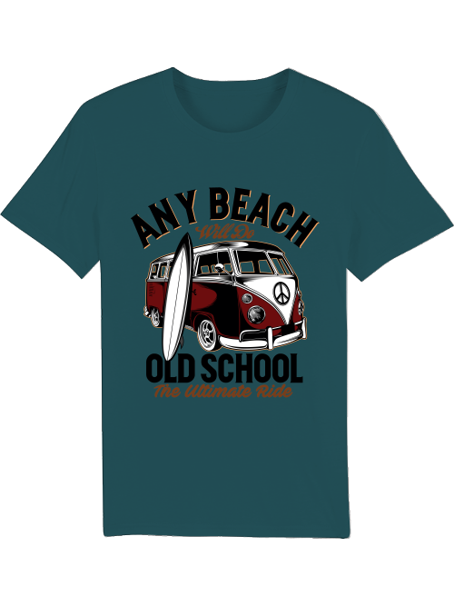 Any Beach will do OLD SCHOOL Creator T-Shirt SK