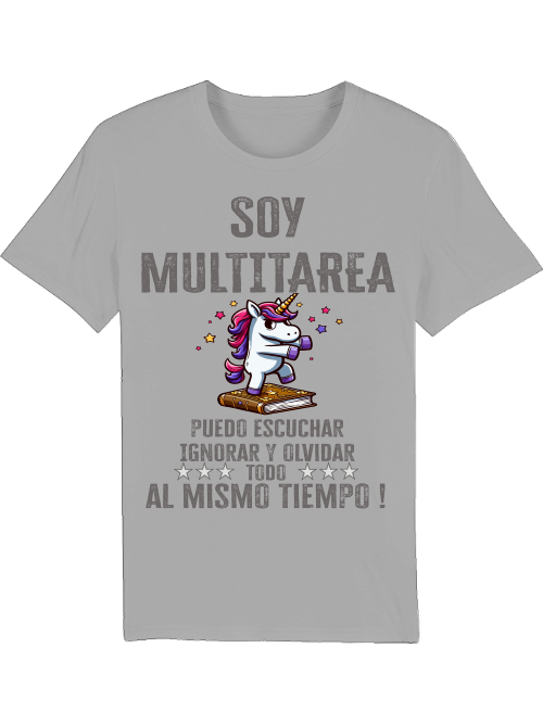 Creator T-Shirt Soy Multitarea Unicorn Book Dance